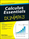 Cover image for Calculus Essentials For Dummies